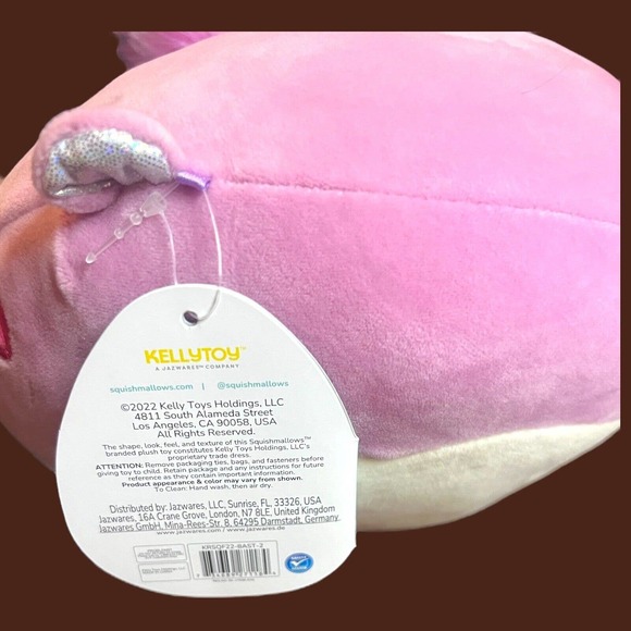 Squishmallow 7-8” Allina The Squirrel AUTHENTIC KellyToy soft plush gift toy NEW - Picture 6 of 7